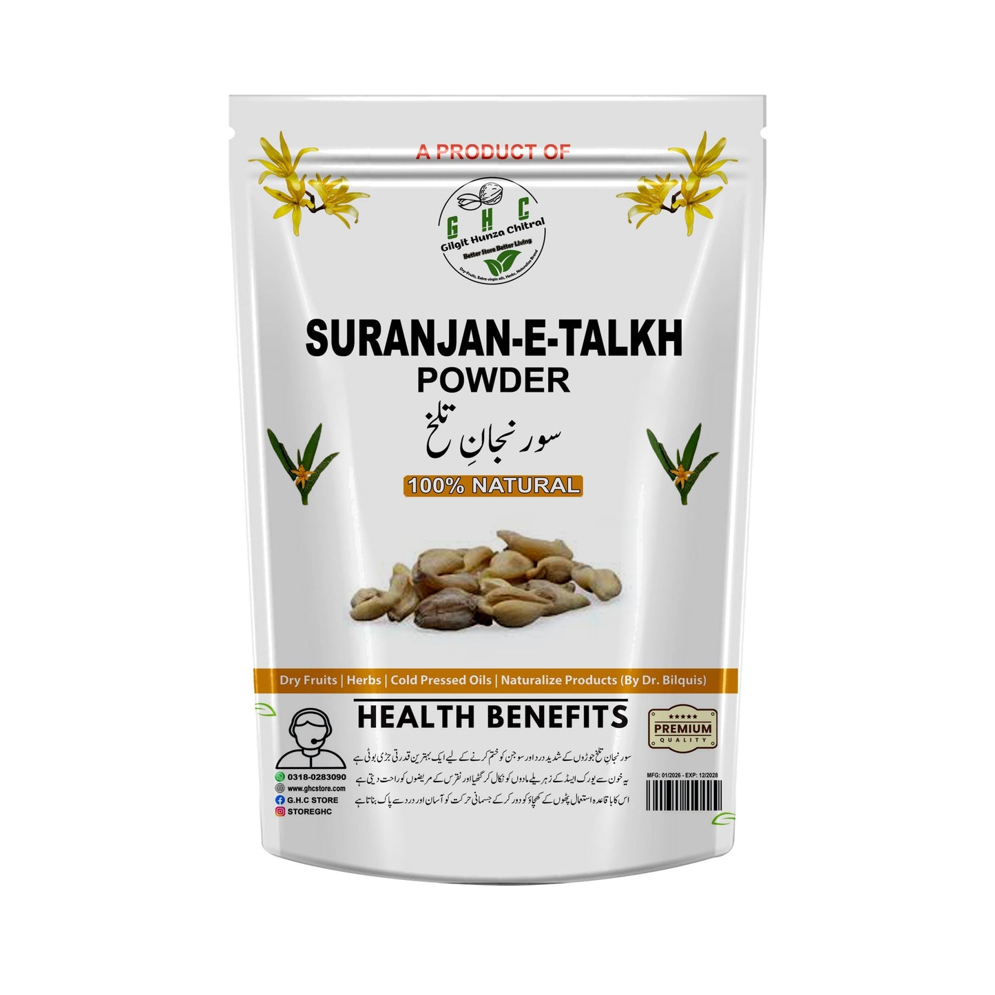 Suranjan-e-Tulkh Colchium-Bitter 100gm