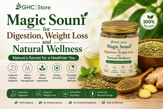 Magic Sounf herbal fennel blend for digestion and weight loss at GHC Store