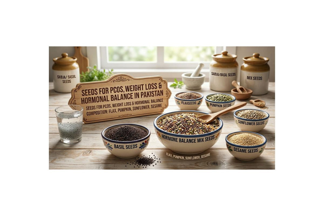 Best Seeds for PCOS Mix Seeds and Basil Seeds  in Pakistan