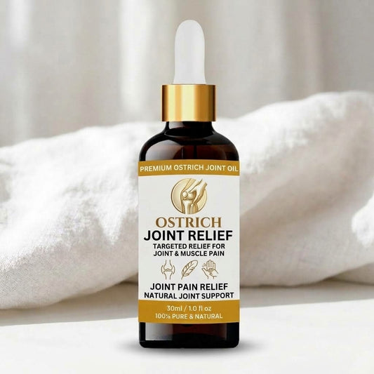 Pure Ostrich Joint Relief Oil (30ml) for Arthritis, Knee & Back Pain